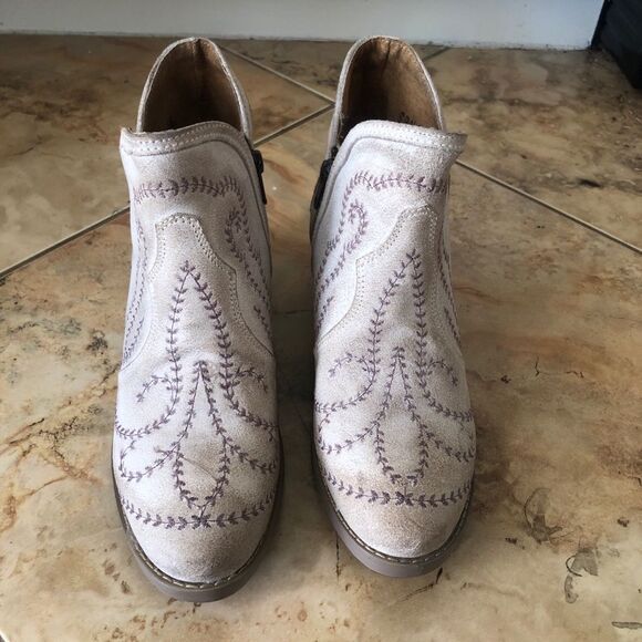 Sterling River leather short boots 7.5 distressed - Picture 5 of 13